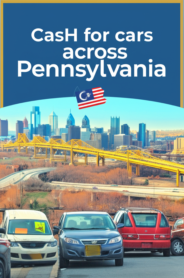 Sell junk car for cash in Pennsylvania