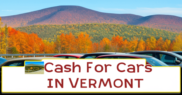 Sell junk car for cash in Vermont